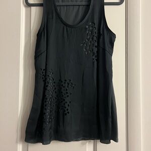 GAP Charcoal Gray Sleeveless Tank Top